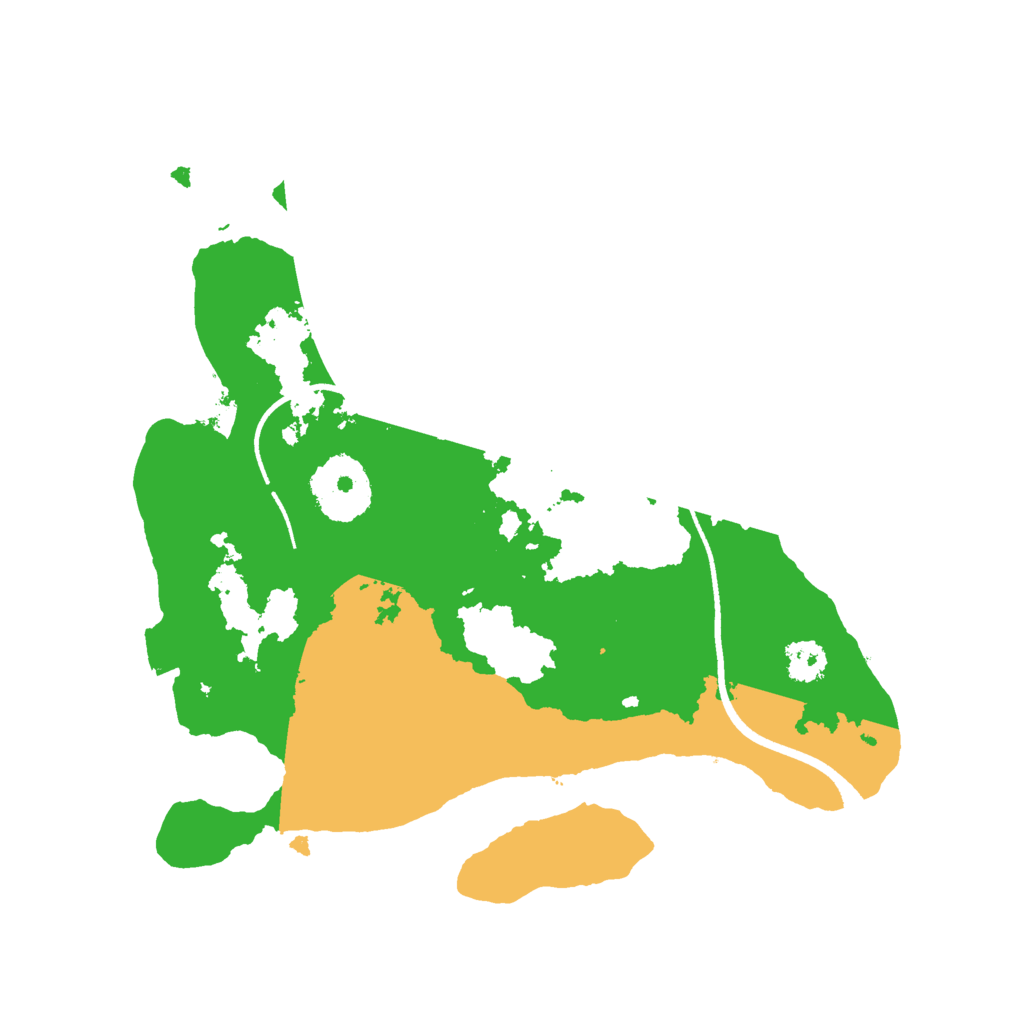Biome Rust Map: Procedural Map, Size: 2500, Seed: 1505466393