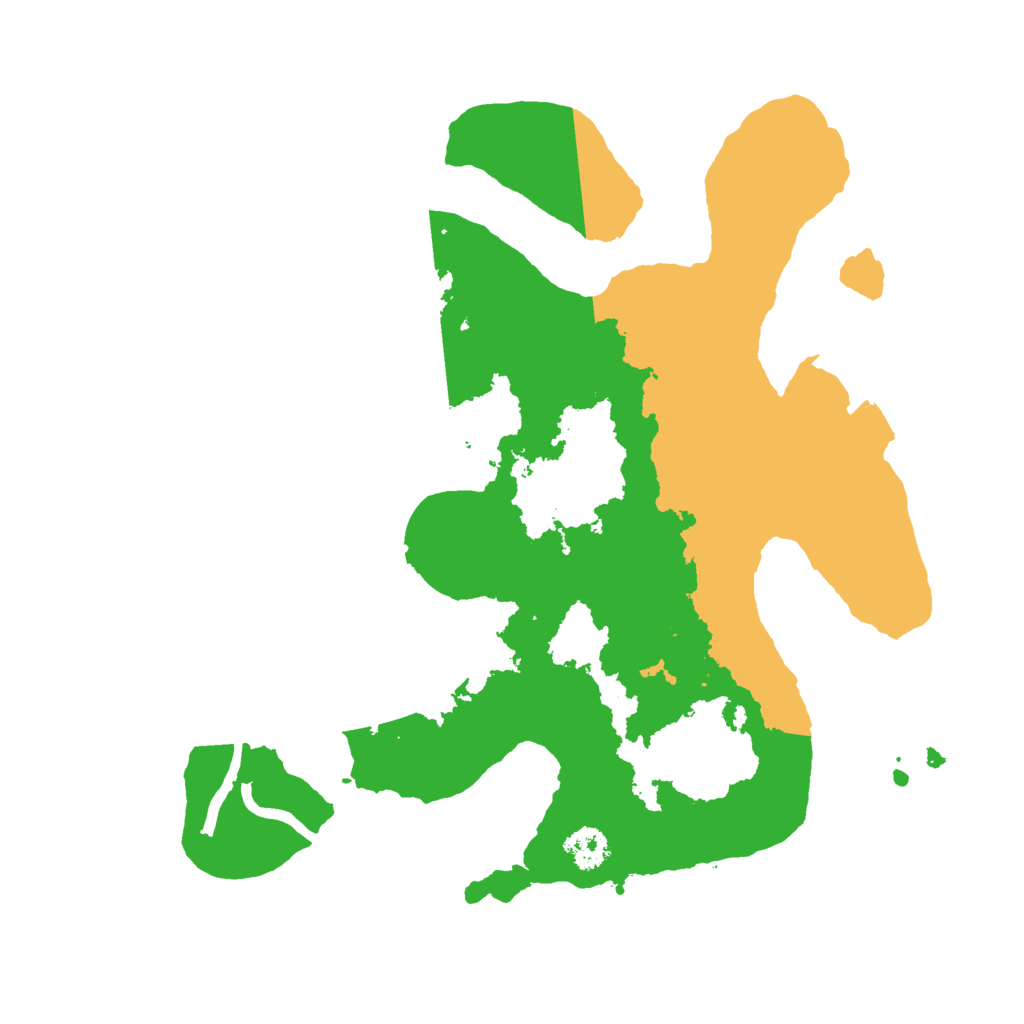 Biome Rust Map: Procedural Map, Size: 2500, Seed: 582900171