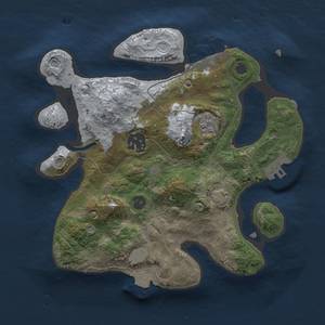 Thumbnail Rust Map: Procedural Map, Size: 2500, Seed: 779589452, 8 Monuments