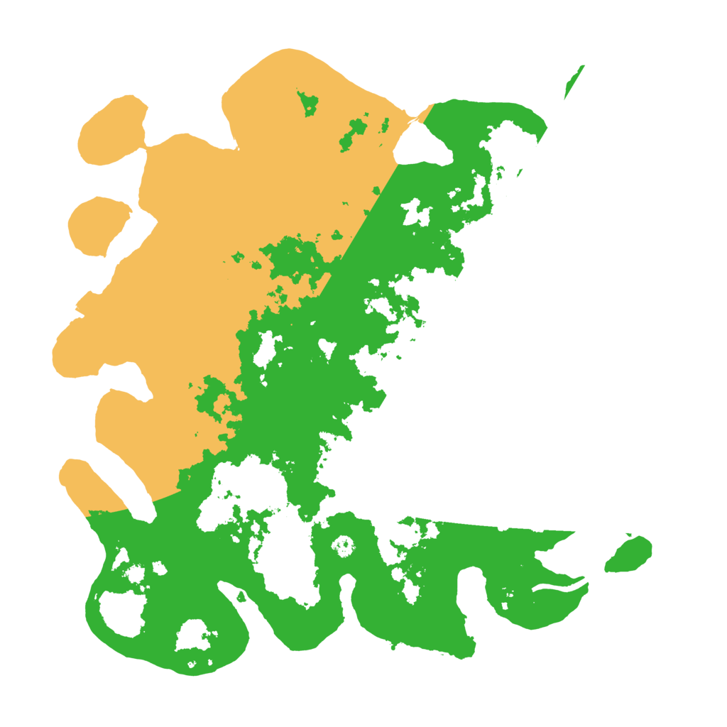 Biome Rust Map: Procedural Map, Size: 3500, Seed: 73915