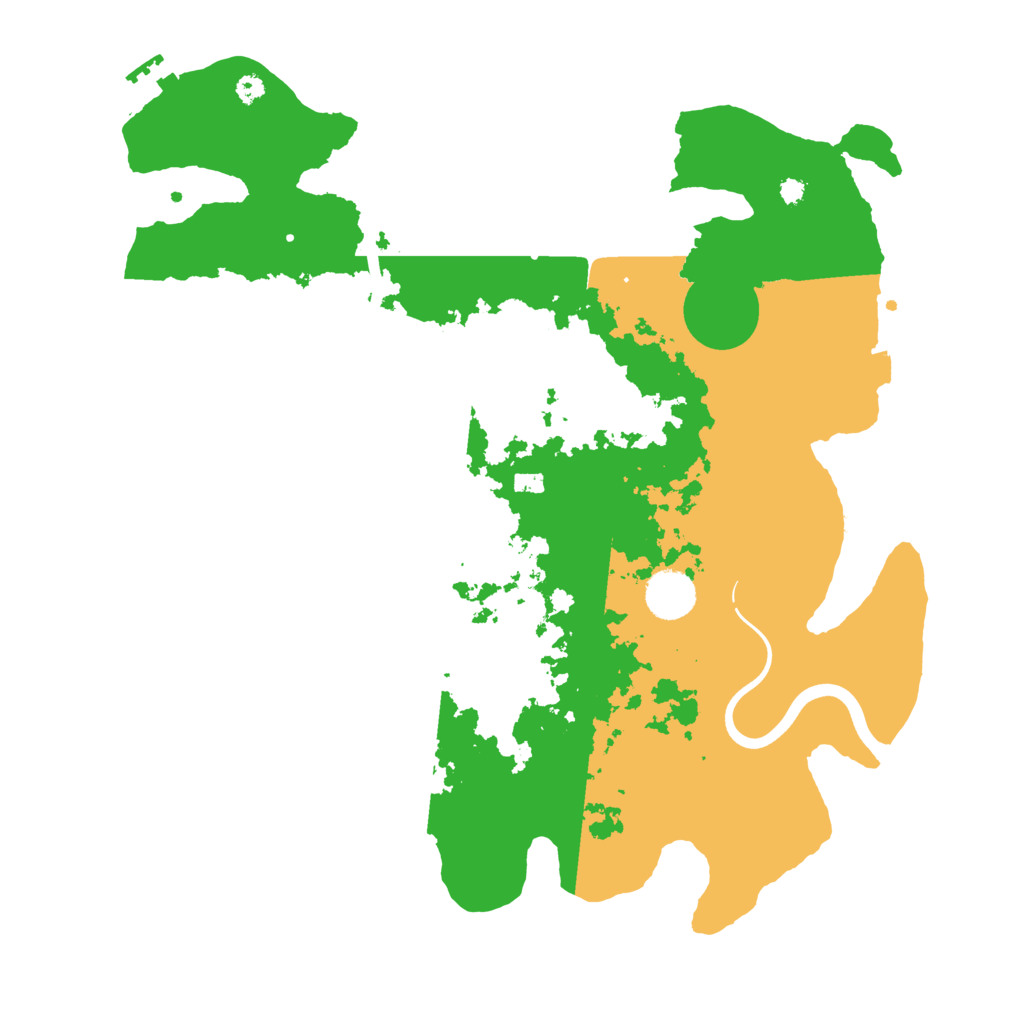 Biome Rust Map: Procedural Map, Size: 3700, Seed: 9052024