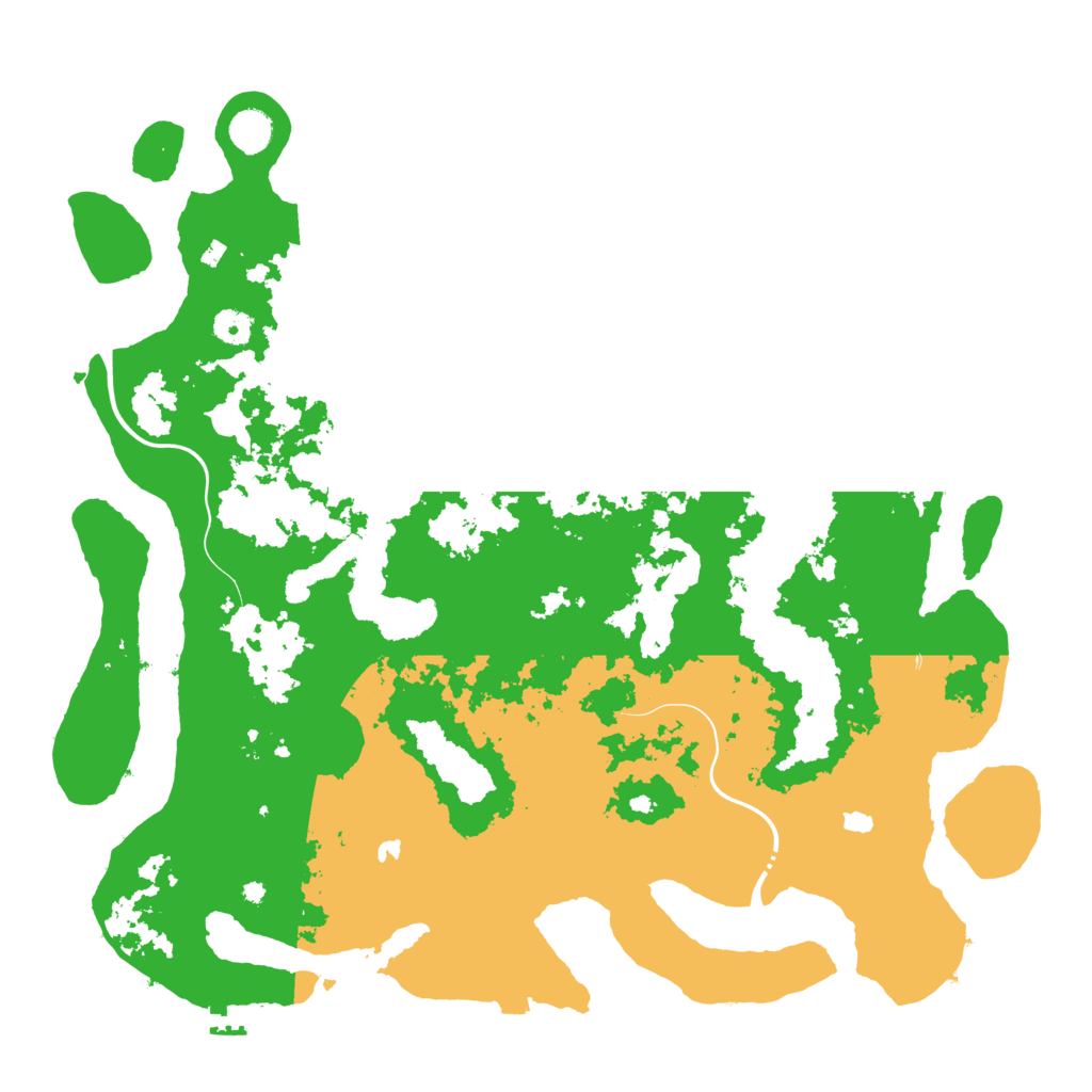 Biome Rust Map: Procedural Map, Size: 4500, Seed: 861056243