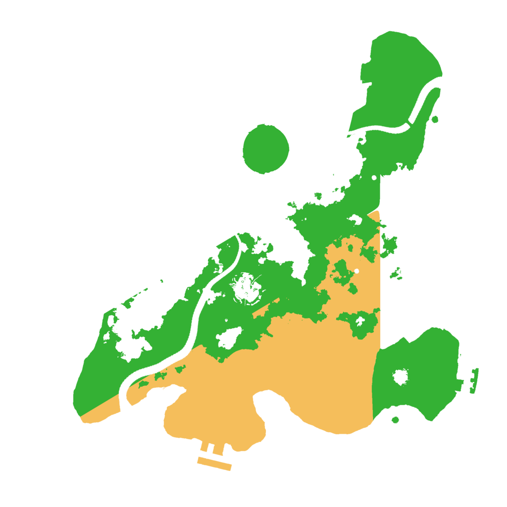 Biome Rust Map: Procedural Map, Size: 3000, Seed: 15826