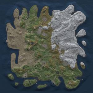 Thumbnail Rust Map: Procedural Map, Size: 4250, Seed: 3473461, 19 Monuments