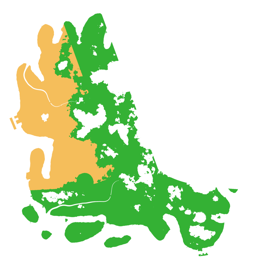 Biome Rust Map: Procedural Map, Size: 4250, Seed: 3473461
