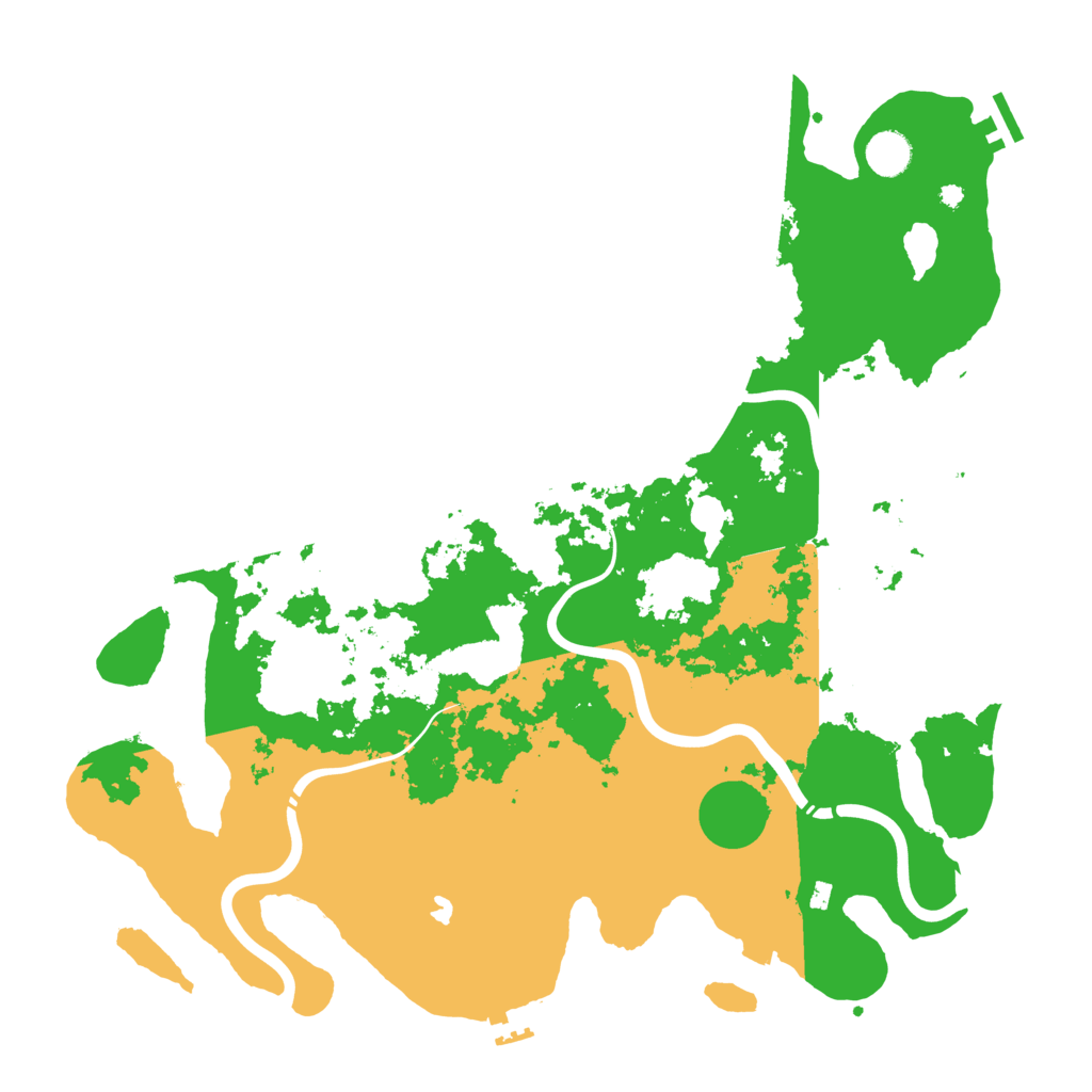 Biome Rust Map: Procedural Map, Size: 4250, Seed: 1313