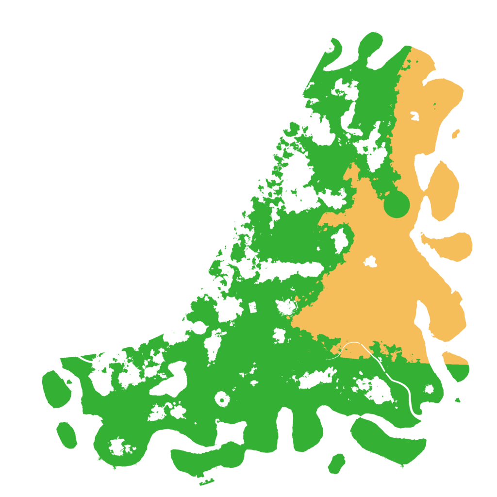 Biome Rust Map: Procedural Map, Size: 5000, Seed: 121731630
