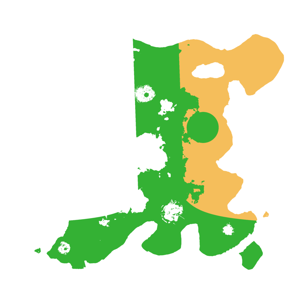 Biome Rust Map: Procedural Map, Size: 2600, Seed: 273719961