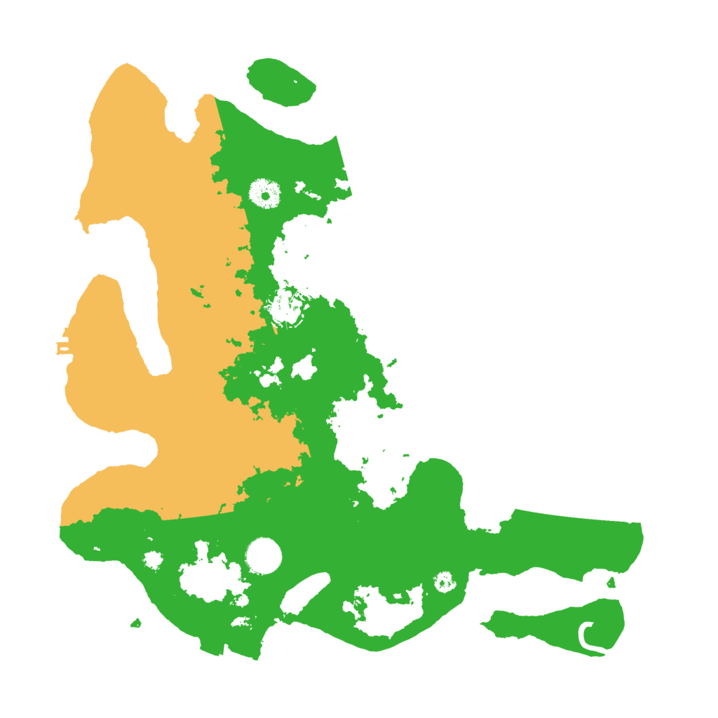 Biome Rust Map: Procedural Map, Size: 3500, Seed: 262986280