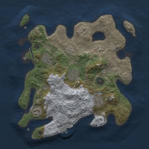 Thumbnail Rust Map: Procedural Map, Size: 3000, Seed: 655220009, 12 Monuments