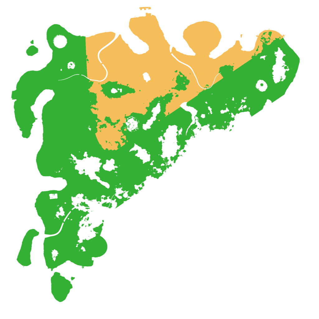 Biome Rust Map: Procedural Map, Size: 4250, Seed: 3834