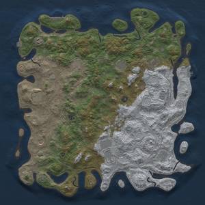 Thumbnail Rust Map: Procedural Map, Size: 4750, Seed: 1808693174, 19 Monuments