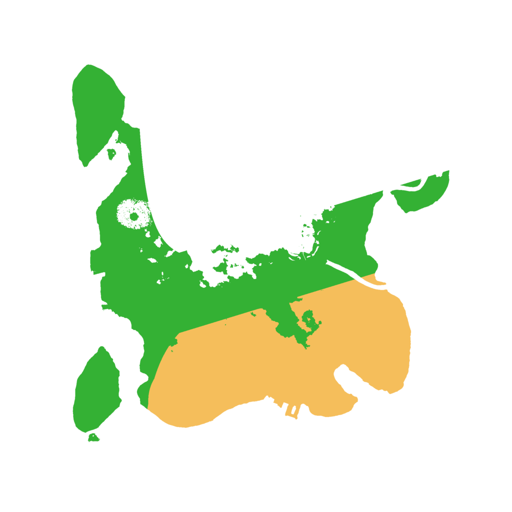 Biome Rust Map: Procedural Map, Size: 2450, Seed: 306359035