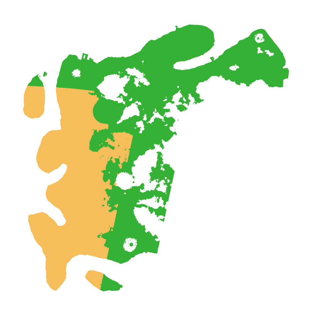 Biome Rust Map: Procedural Map, Size: 3500, Seed: 3754732