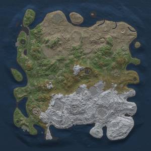 Thumbnail Rust Map: Procedural Map, Size: 4250, Seed: 1908829467, 19 Monuments