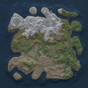 Thumbnail Rust Map: Procedural Map, Size: 3700, Seed: 78900422, 18 Monuments