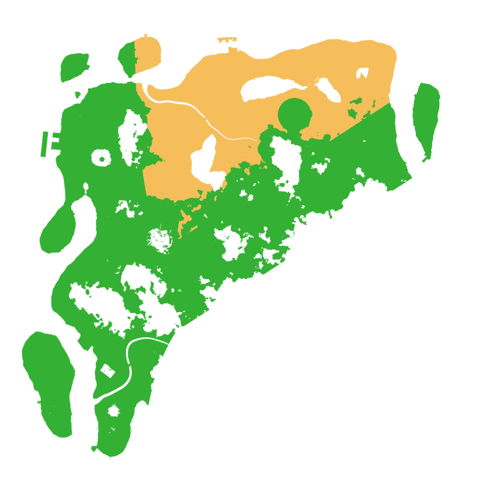 Biome Rust Map: Procedural Map, Size: 4000, Seed: 708528256