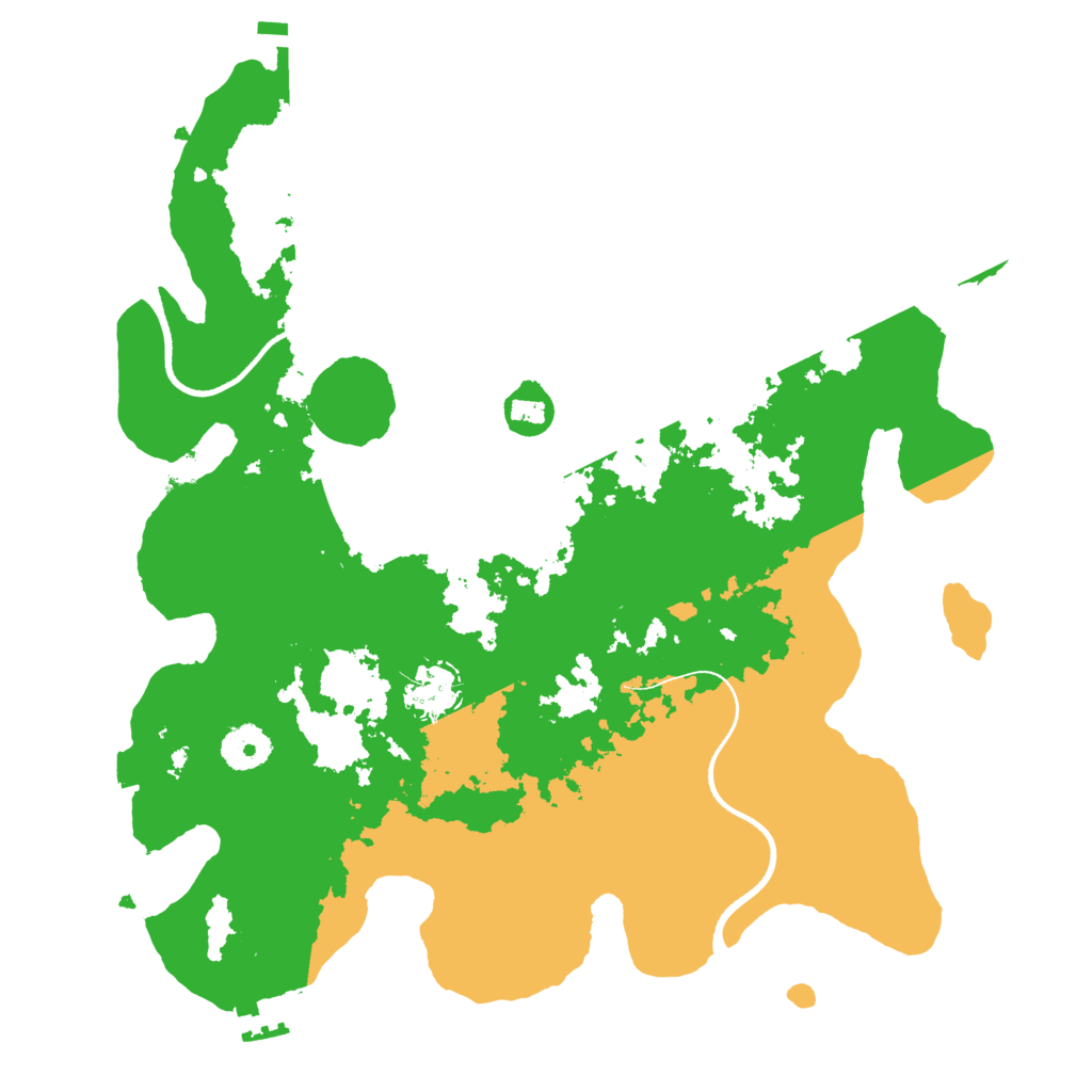 Biome Rust Map: Procedural Map, Size: 3500, Seed: 92116788