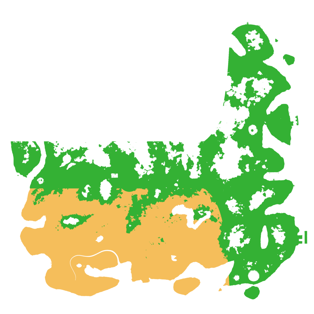 Biome Rust Map: Procedural Map, Size: 5000, Seed: 1052368568