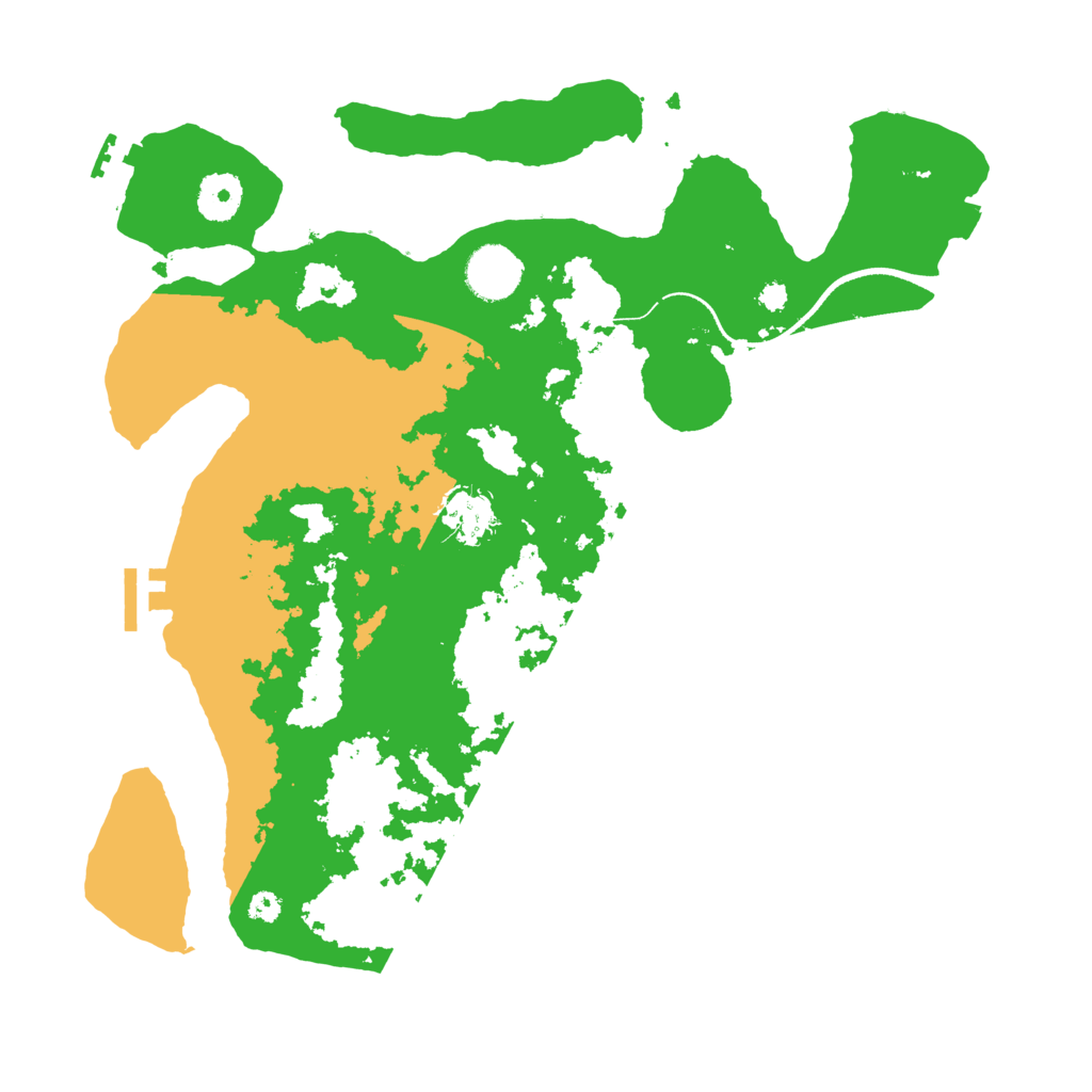 Biome Rust Map: Procedural Map, Size: 3500, Seed: 1559264992