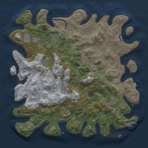 Thumbnail Rust Map: Procedural Map, Size: 4250, Seed: 78807937, 19 Monuments