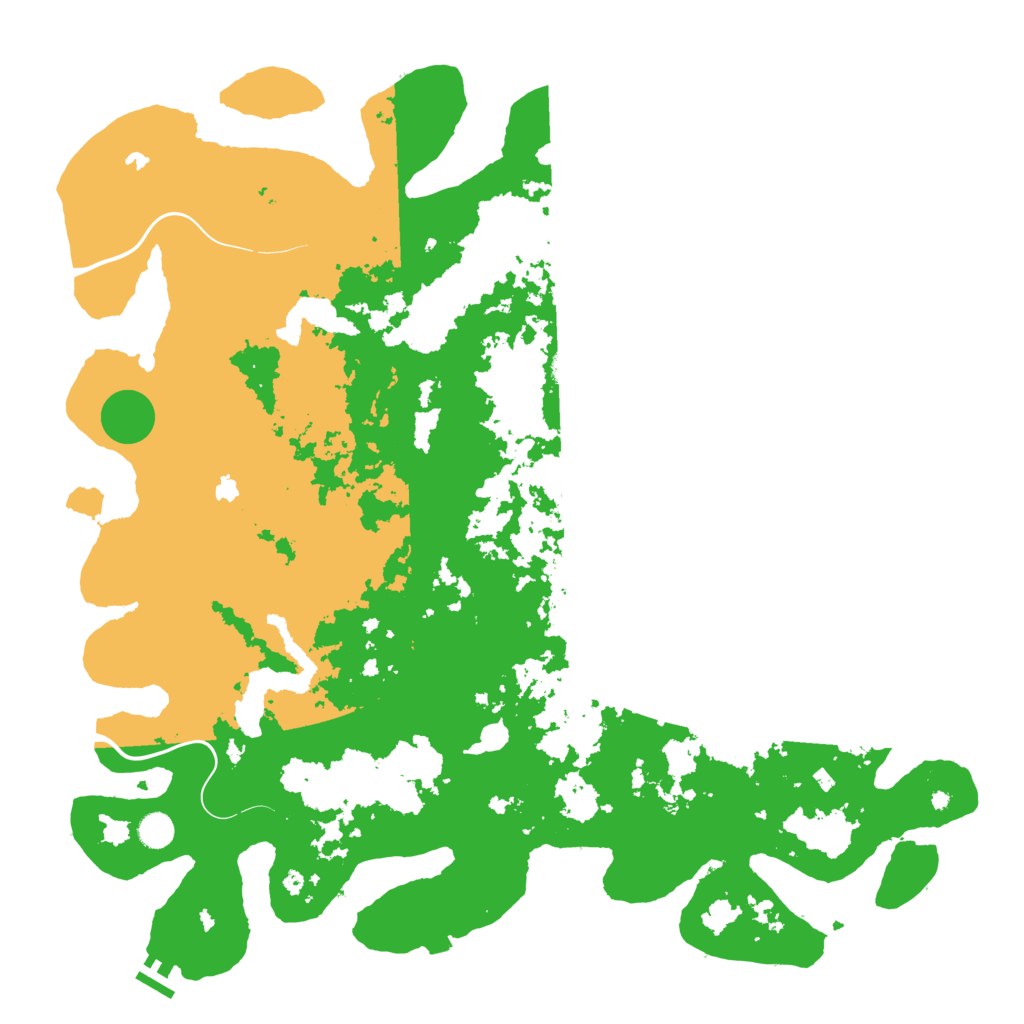 Biome Rust Map: Procedural Map, Size: 5000, Seed: 711719832