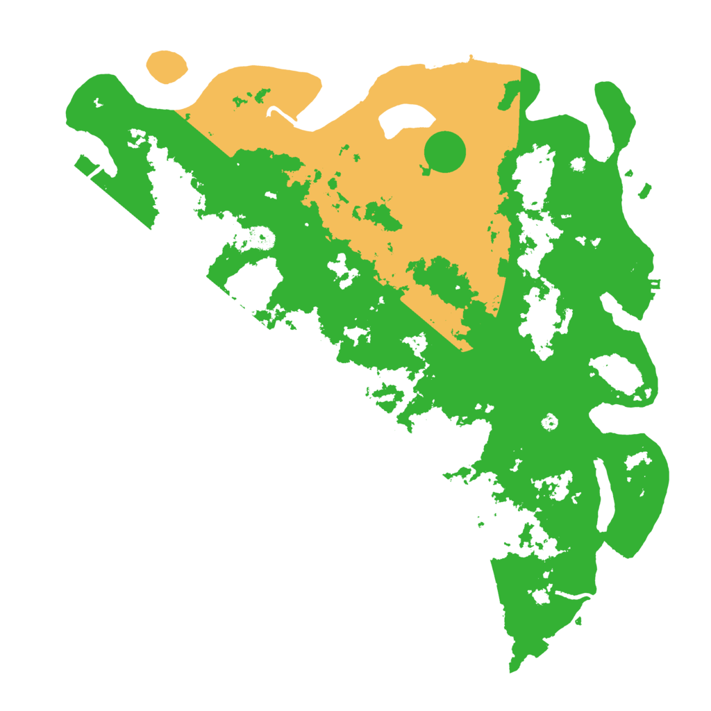 Biome Rust Map: Procedural Map, Size: 4500, Seed: 1436391124