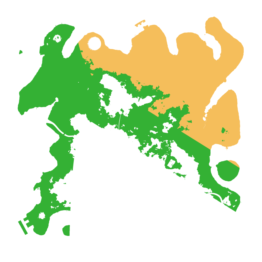 Biome Rust Map: Procedural Map, Size: 3500, Seed: 831320722