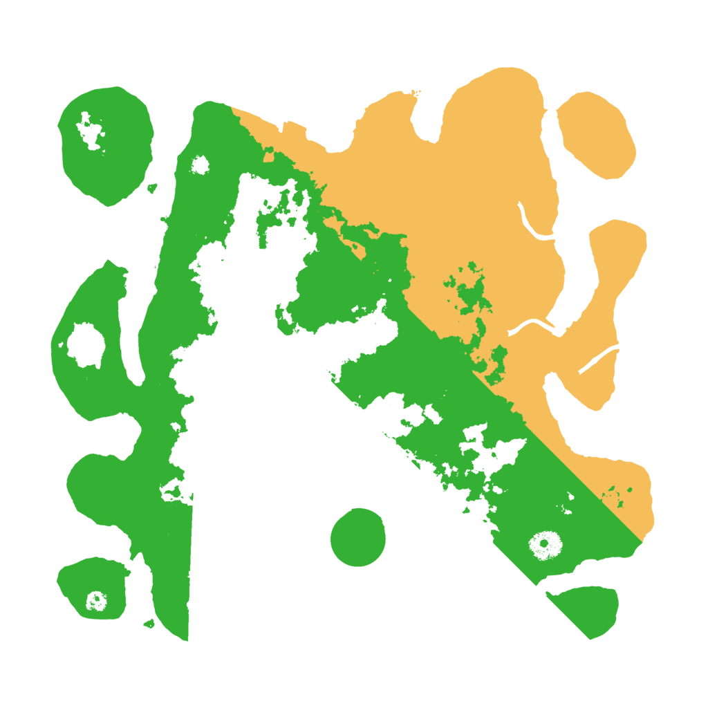 Biome Rust Map: Procedural Map, Size: 3500, Seed: 44788812