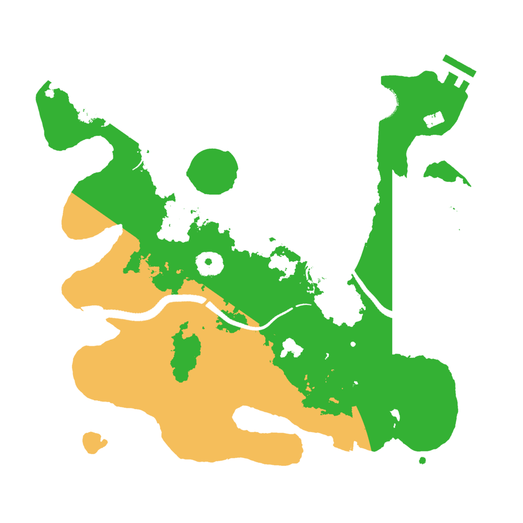 Biome Rust Map: Procedural Map, Size: 3000, Seed: 5300