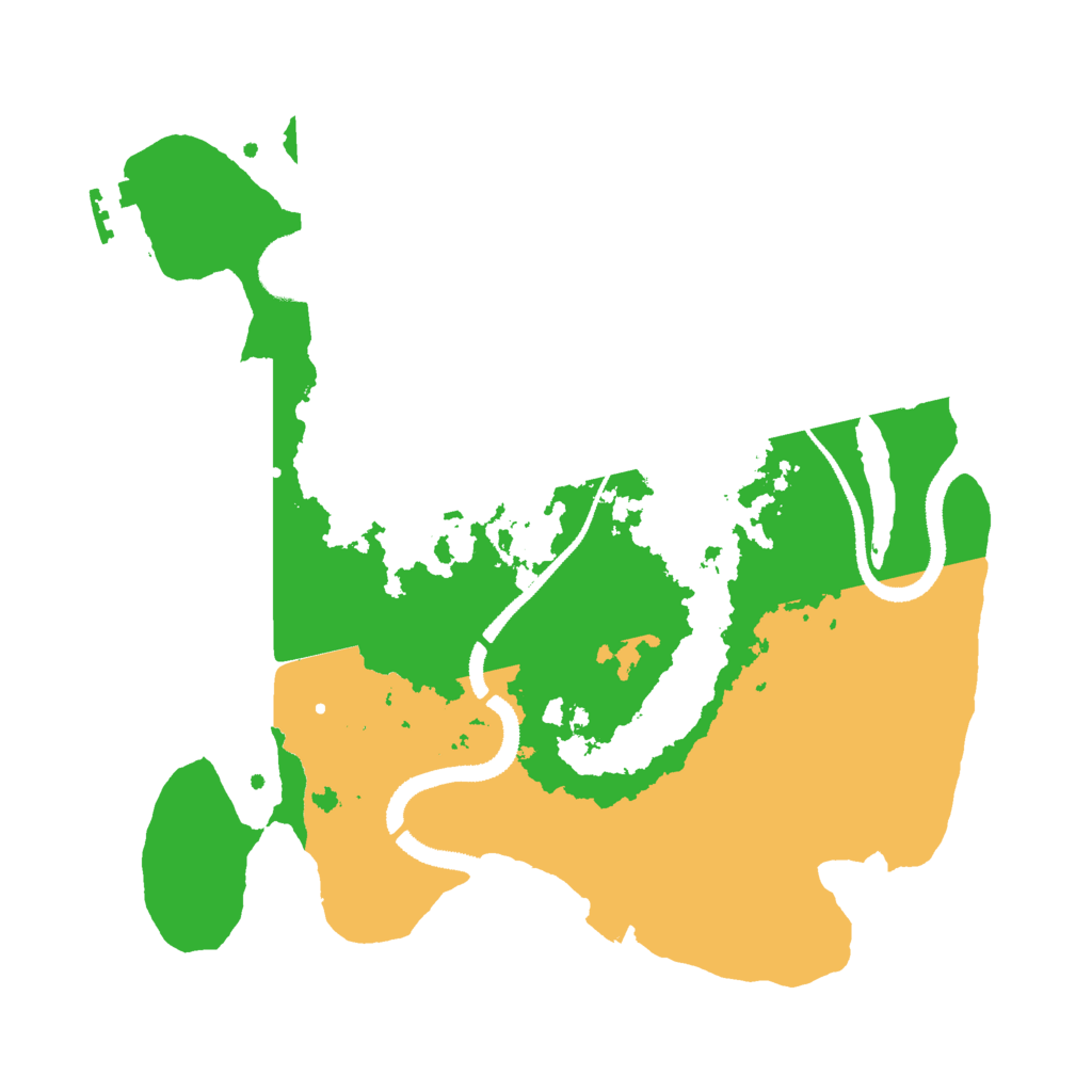 Biome Rust Map: Procedural Map, Size: 3000, Seed: 551700526