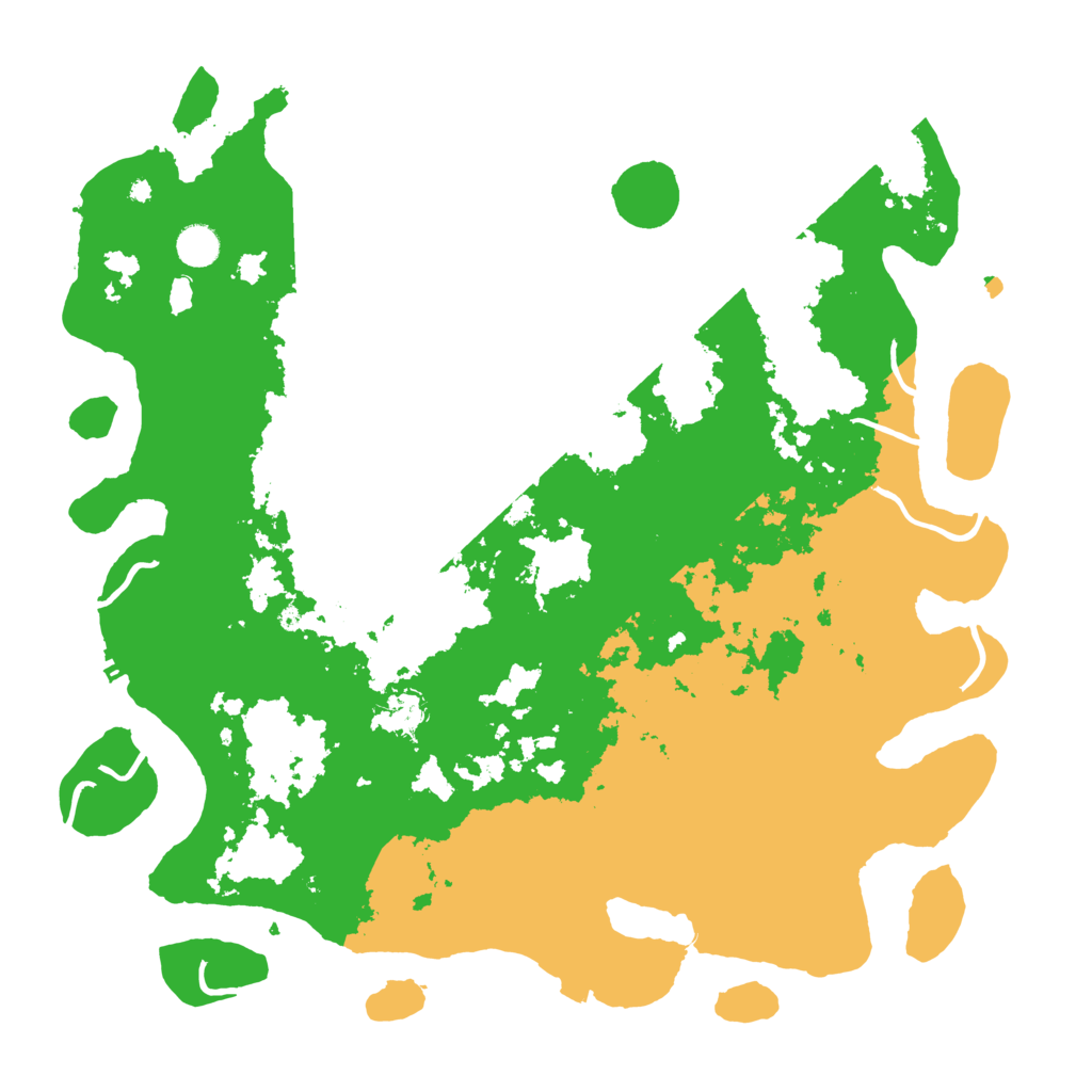 Biome Rust Map: Procedural Map, Size: 4500, Seed: 1746390547