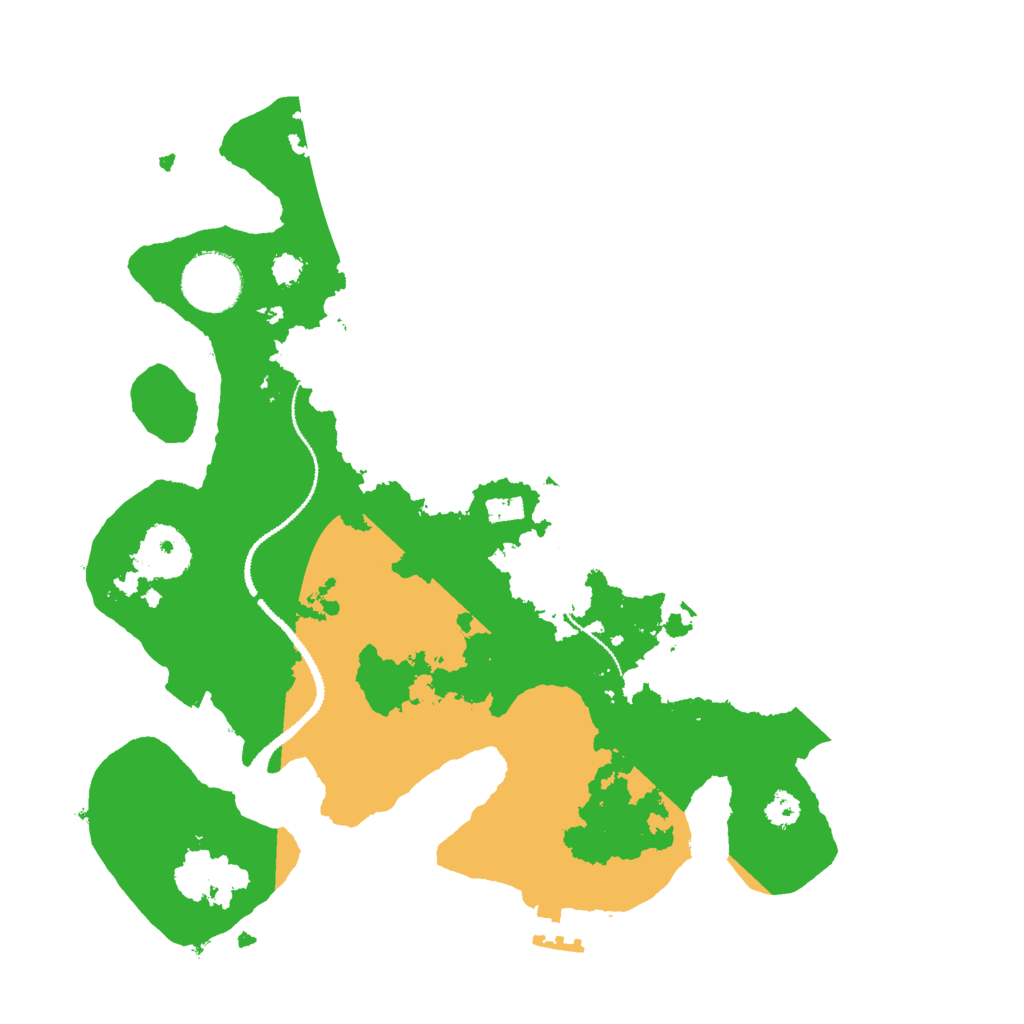 Biome Rust Map: Procedural Map, Size: 3000, Seed: 451398