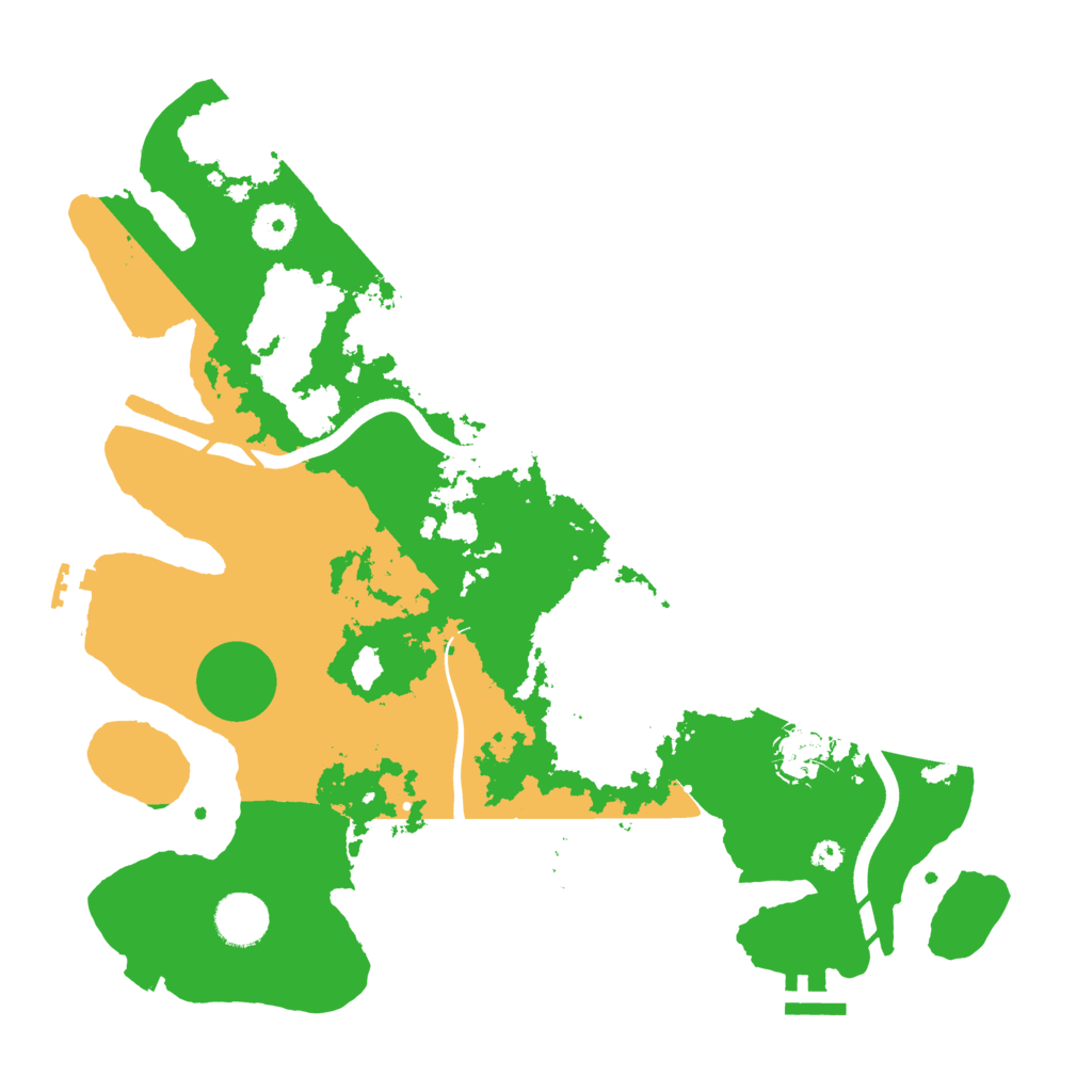 Biome Rust Map: Procedural Map, Size: 3600, Seed: 162