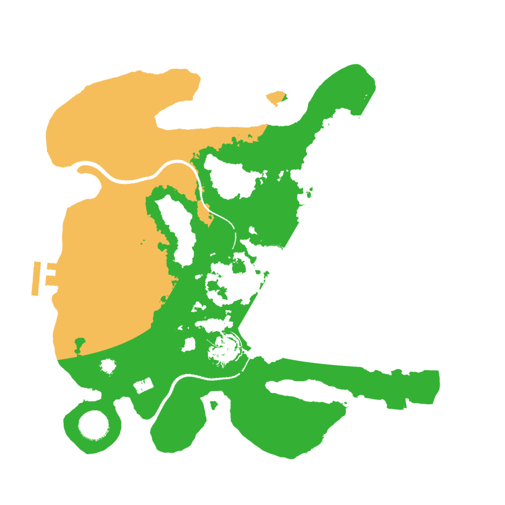 Biome Rust Map: Procedural Map, Size: 3000, Seed: 1234287278