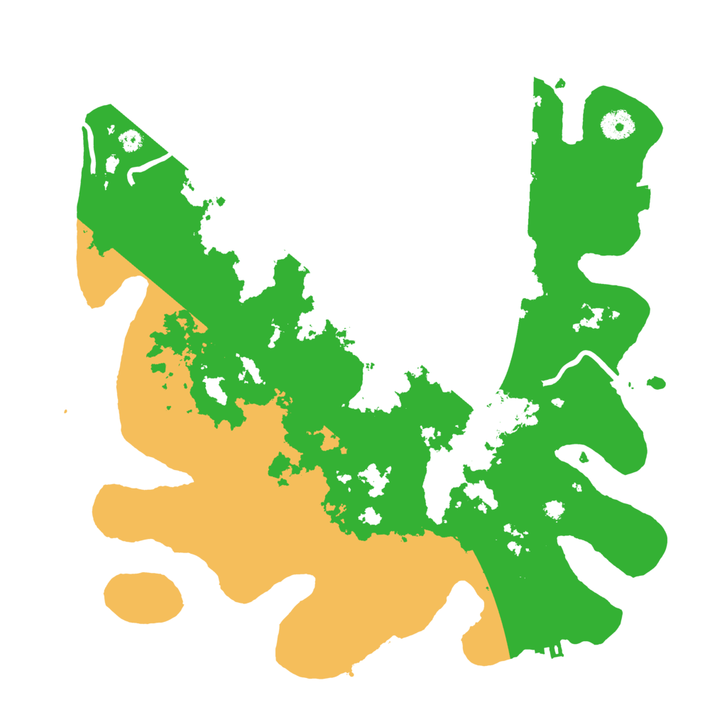 Biome Rust Map: Procedural Map, Size: 3500, Seed: 617416796