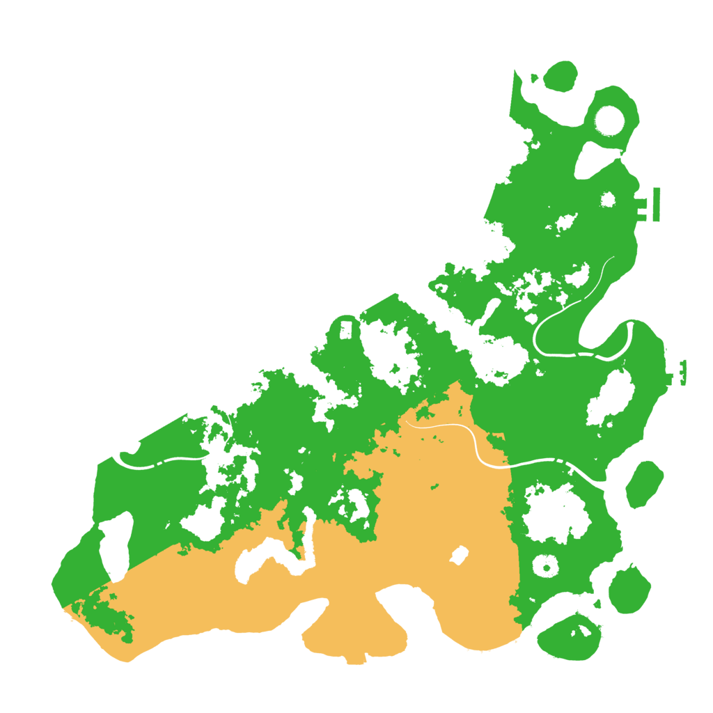 Biome Rust Map: Procedural Map, Size: 4250, Seed: 1436006579