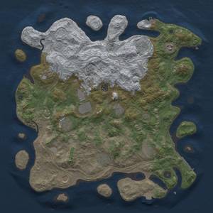 Thumbnail Rust Map: Procedural Map, Size: 4250, Seed: 21012506, 19 Monuments