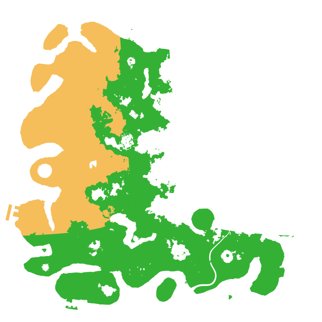 Biome Rust Map: Procedural Map, Size: 4000, Seed: 25911