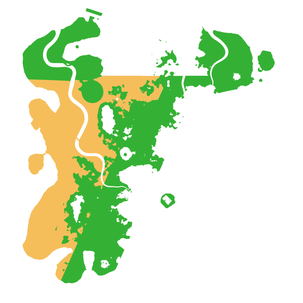 Biome Rust Map: Procedural Map, Size: 3700, Seed: 999999856