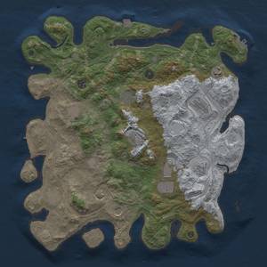 Thumbnail Rust Map: Procedural Map, Size: 4250, Seed: 1827295762, 19 Monuments