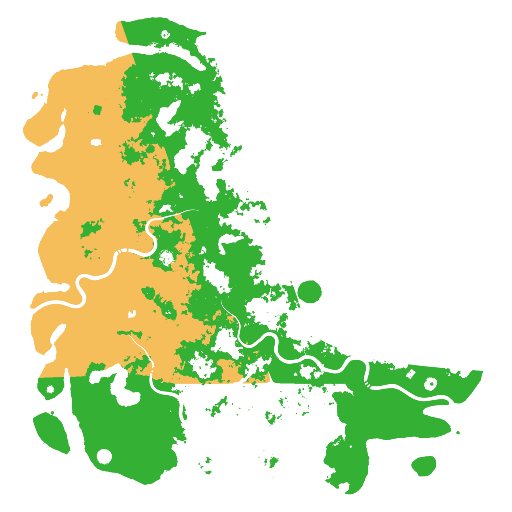 Biome Rust Map: Procedural Map, Size: 6000, Seed: 17390