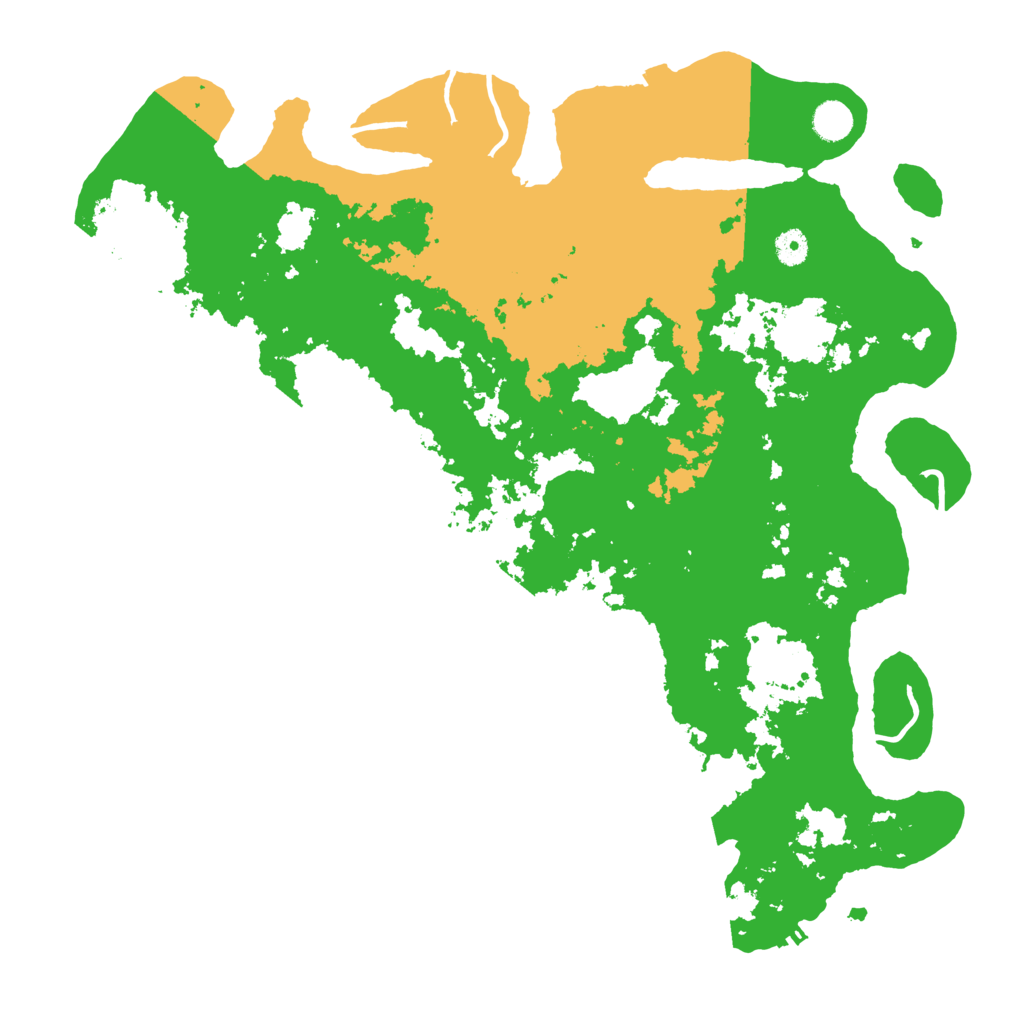 Biome Rust Map: Procedural Map, Size: 4500, Seed: 1231926838