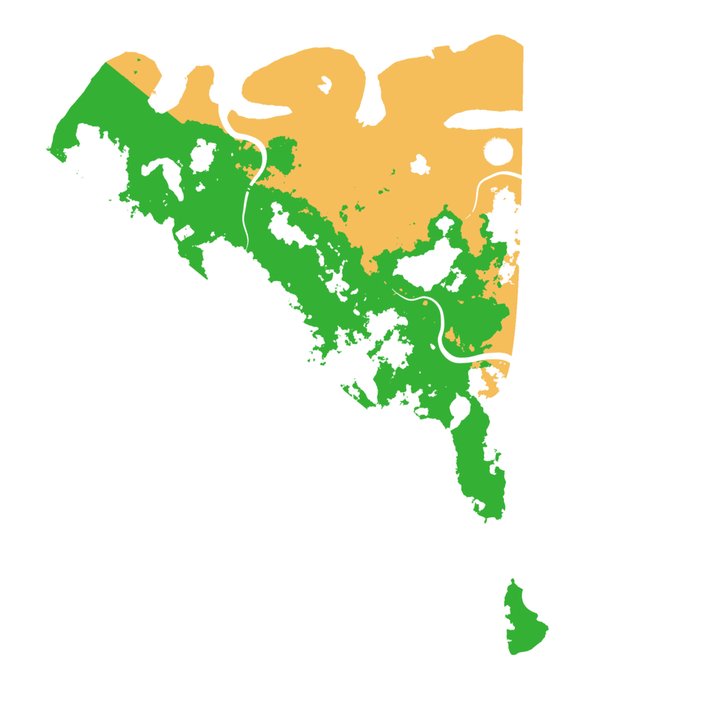 Biome Rust Map: Procedural Map, Size: 4500, Seed: 1231926838