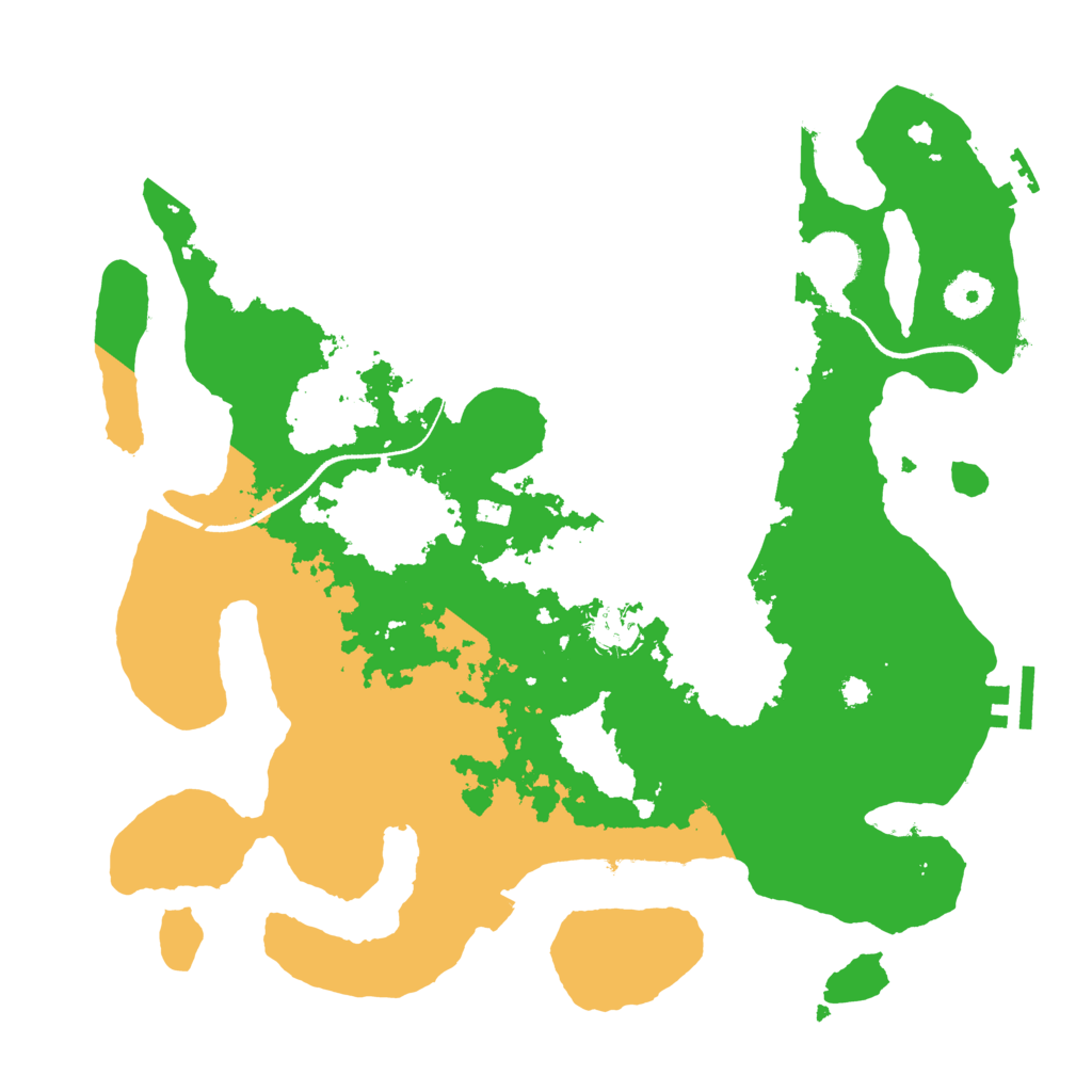 Biome Rust Map: Procedural Map, Size: 3500, Seed: 1948039764