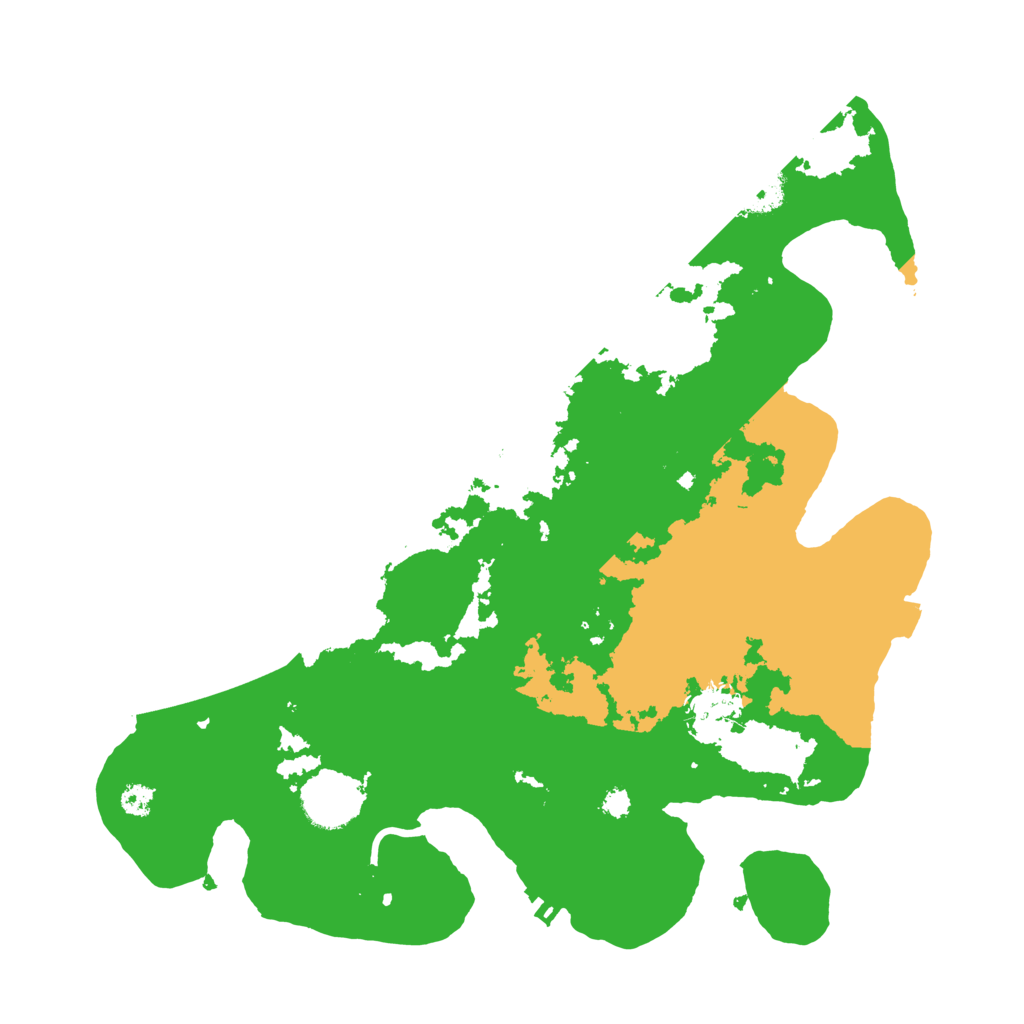 Biome Rust Map: Procedural Map, Size: 3300, Seed: 273748215