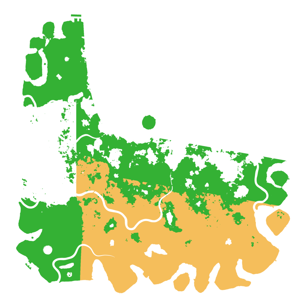 Biome Rust Map: Procedural Map, Size: 6000, Seed: 345366