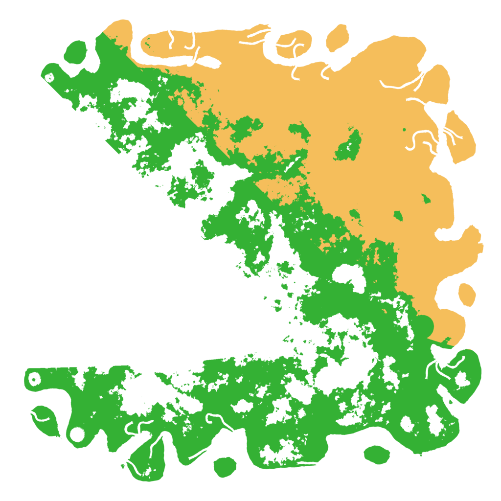 Biome Rust Map: Procedural Map, Size: 6000, Seed: 401590132