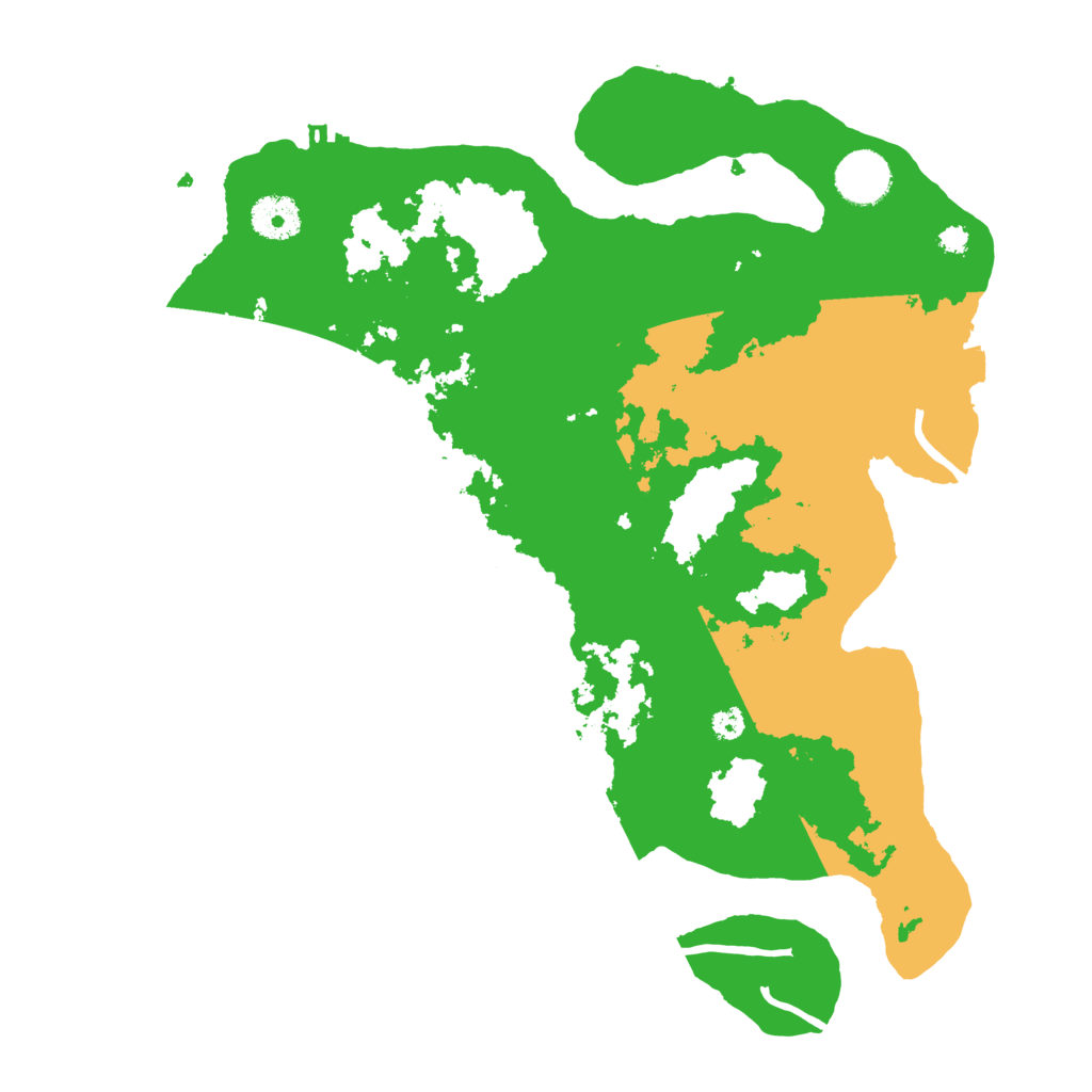 Biome Rust Map: Procedural Map, Size: 3500, Seed: 456346544