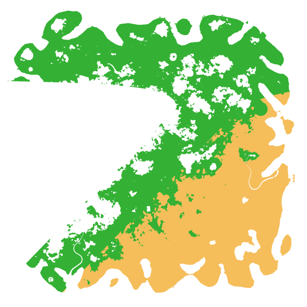 Biome Rust Map: Procedural Map, Size: 6000, Seed: 199312701